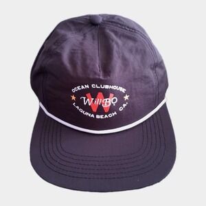 WILLBO‎ Heritage Dub Rope Cap Ocean Clubhouse Laguna Beach Snapback Gray W Logo